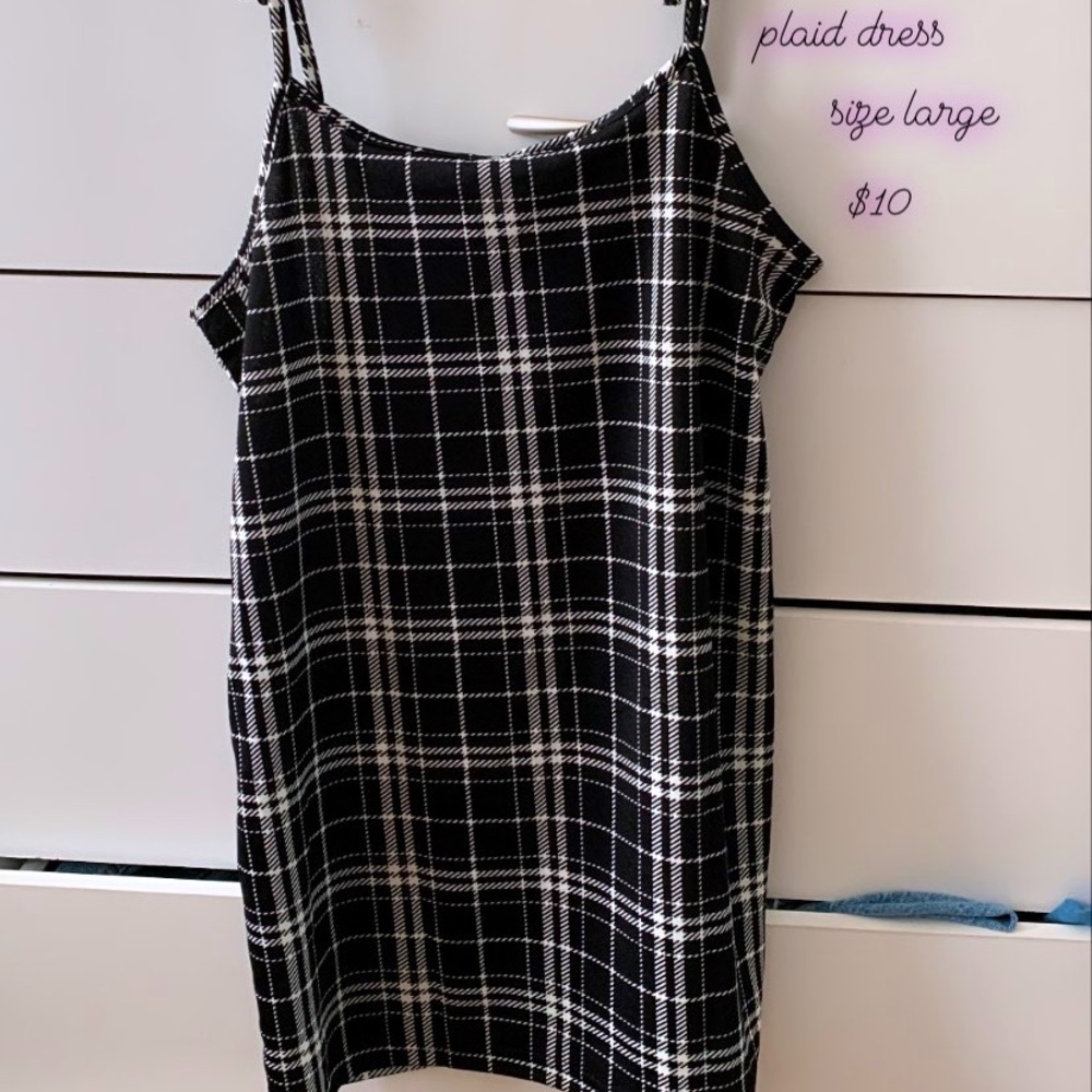 plaid dress